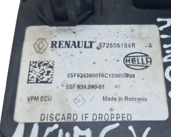 Renault Kangoo II (2008 - 2014) 472506154R Прочие блоки управления — фото 6