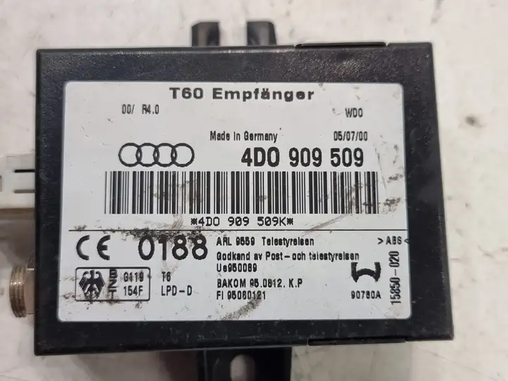 Audi A8 S8 D2 4D (1999 - 2002) 4D0909509 Блок управления автономным отопителем — фото 4