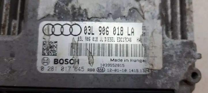 Audi A6 C7 (2011 - 2014) 03L906018JL Блок управления двигателем (ЭБУ) — фото 3