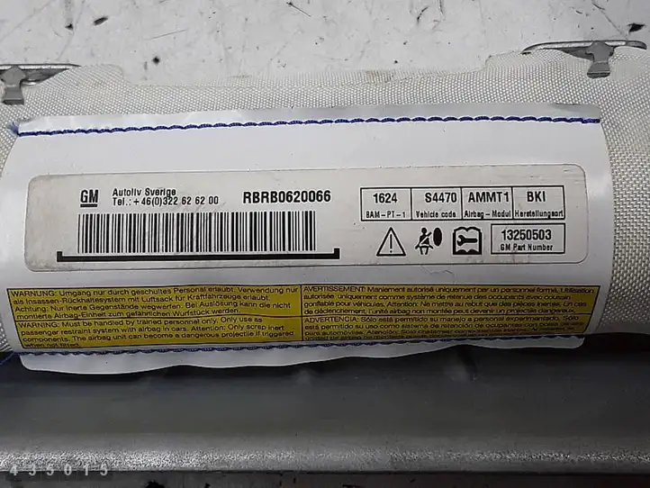 Opel Meriva B (2010 - 2014) 13250503 Боковая подушка безопасности шторка — фото 1