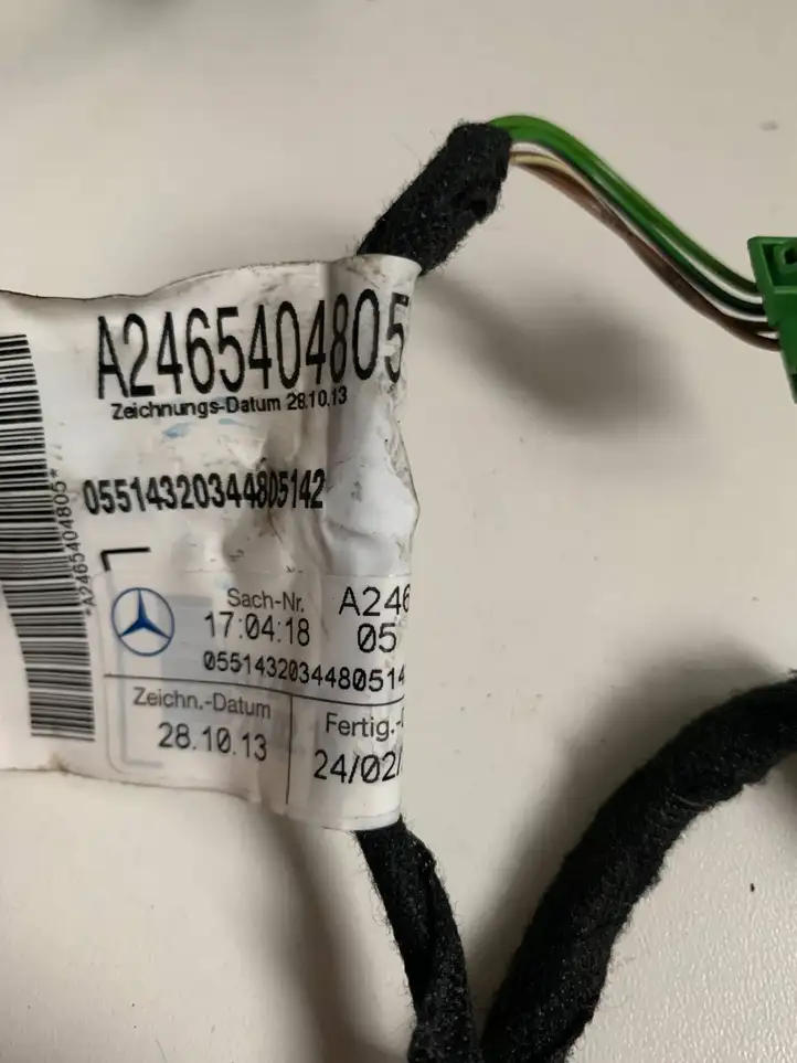 Mercedes-Benz GLA W156 (2013 - 2017) A2465404805 Проводка передней двери — фото 3