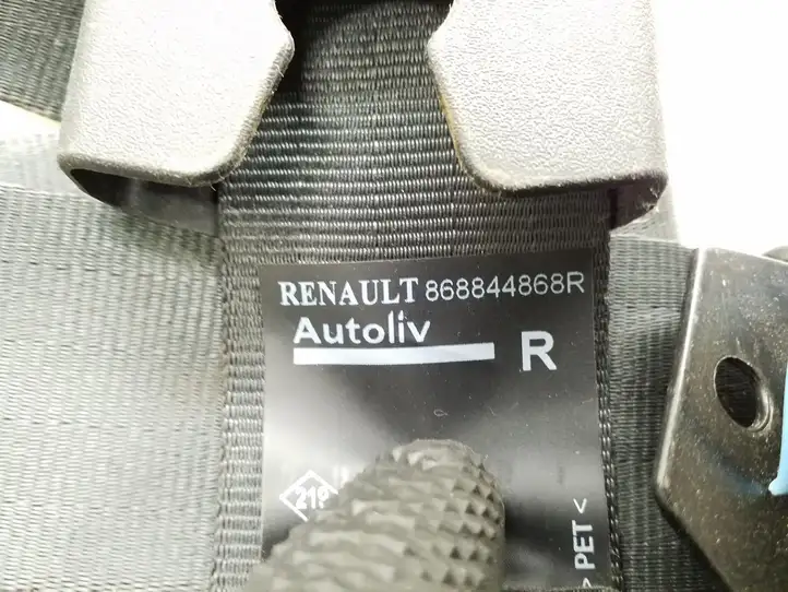 Renault Captur (2013 - 2020) 868844868R Передний ремень безопасности — фото 3