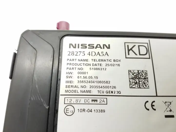 Nissan Leaf I (ZE0) (2010 - 2017) 282754DA5A Прочие блоки управления — фото 3