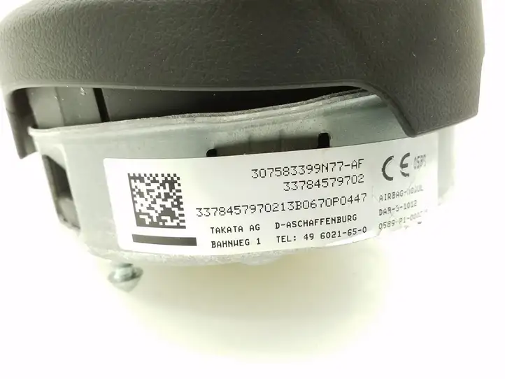 BMW 3 F30 F35 F31 (2012 - 2018) 33784579702 Подушка безопасности руля — фото 2