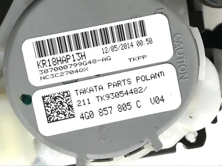 Audi A6 C7 (2011 - 2014) 4G0857805C Задний ремень безопасности — фото 2