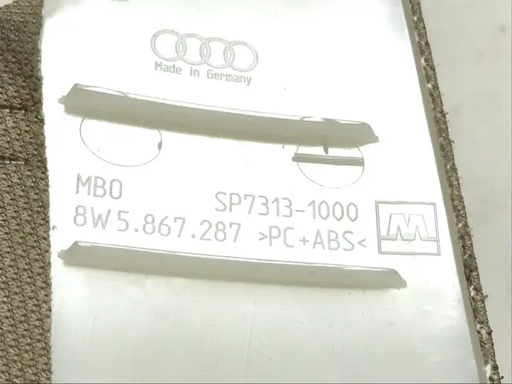 Audi A4 S4 B9 (2015 - 2019) 8W5867287C Обшивка стойки C — фото 2