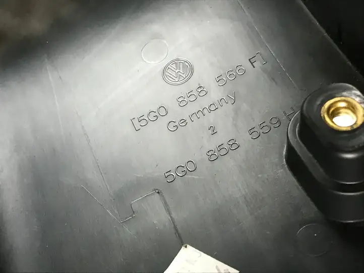 Volkswagen Golf VII (2013 - 2019) 5G0858560A Обшивка рулевой колонки — фото 5