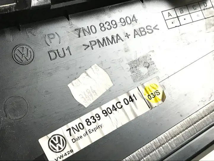 Seat Alhambra (Mk2) (2010 - 2017) 7N0839904C Накладка стекла задней двери — фото 3