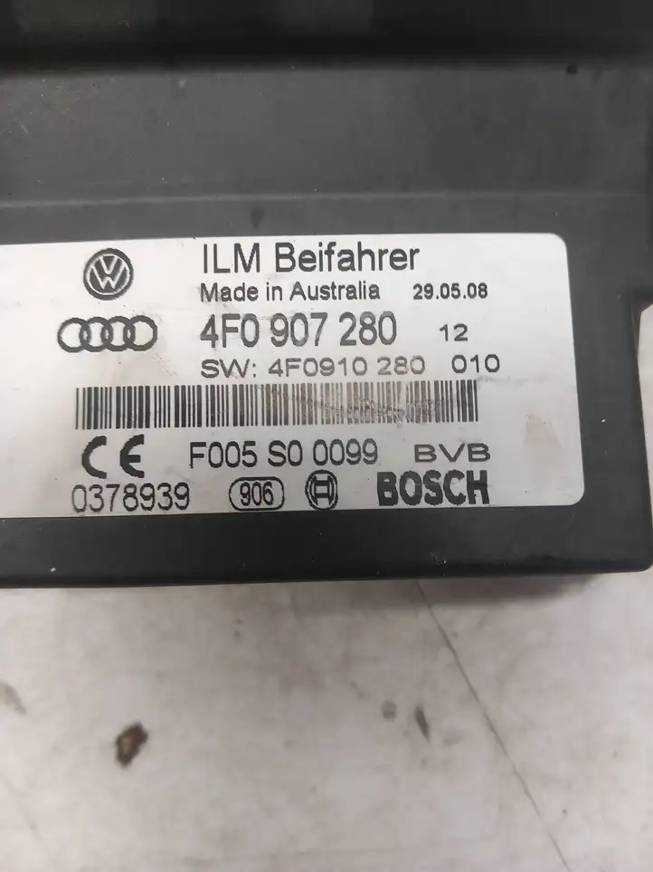 Audi A6 S6 C6 4F (2004 - 2008) 4F0907280 Прочие блоки управления — фото 2
