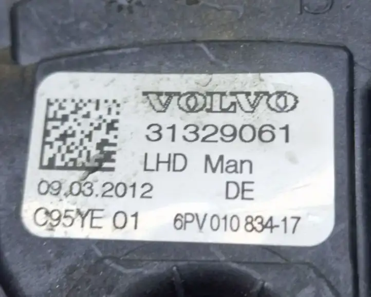 Volvo V60 (2010 - 2013) 31329061 Педаль акселератора — фото 6