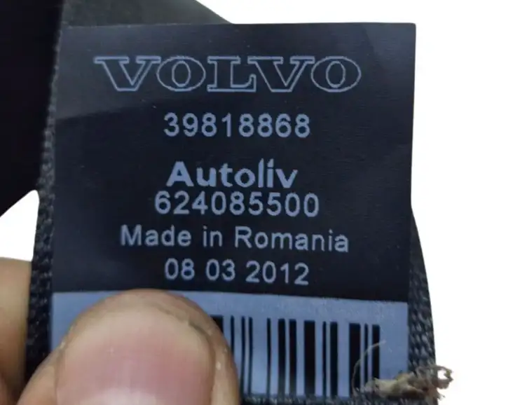 Volvo V60 (2010 - 2013) 39818868 Задний ремень безопасности — фото 6
