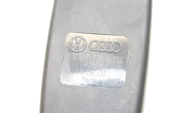 Audi Q7 4L (2005 - 2009) 4L0857739G Задний средний замок ремня — фото 5