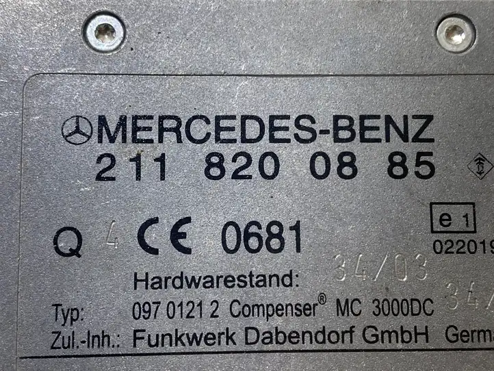 Mercedes-Benz CLK A209,C209 (2002 - 2009) 2118200885 Антенна Bluetooth — фото 2