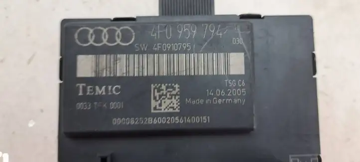 Audi A6 S6 C6 4F (2004 - 2008) 4F0959794 Блок управления дверью — фото 3