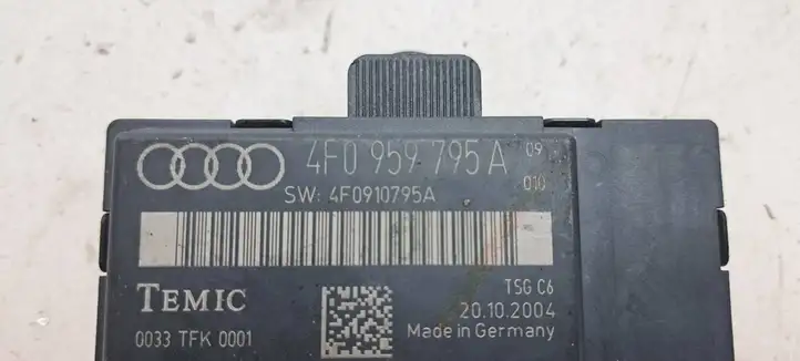 Audi A6 S6 C6 4F (2004 - 2008) 4F0959795A Блок управления дверью — фото 3
