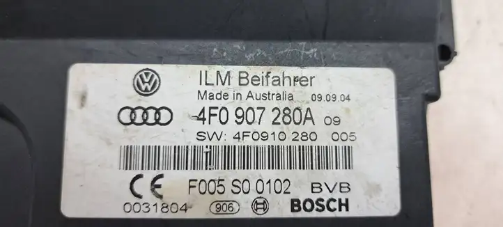 Audi A6 S6 C6 4F (2004 - 2008) 4F0907280A Прочие блоки управления — фото 3
