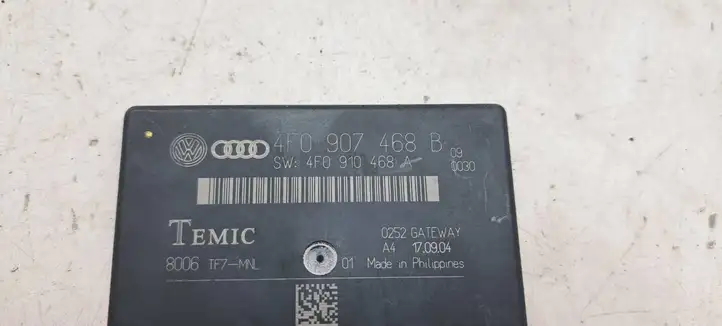 Audi A6 S6 C6 4F (2004 - 2008) 4F0907468B Прочие блоки управления — фото 3
