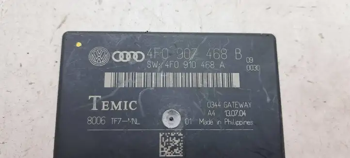 Audi A6 S6 C6 4F (2004 - 2008) 4F0907468B Прочие блоки управления — фото 3