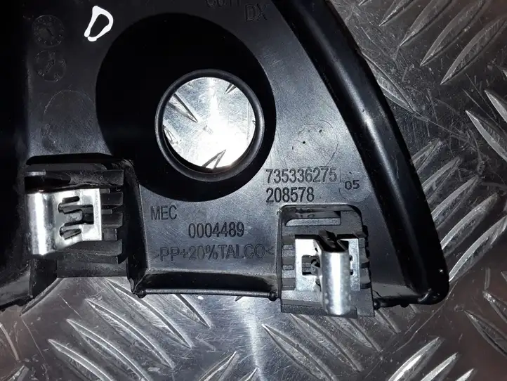 Lancia Ypsilon (2006 - 2011) 735336275 Пластиковая отделка зеркала — фото 5