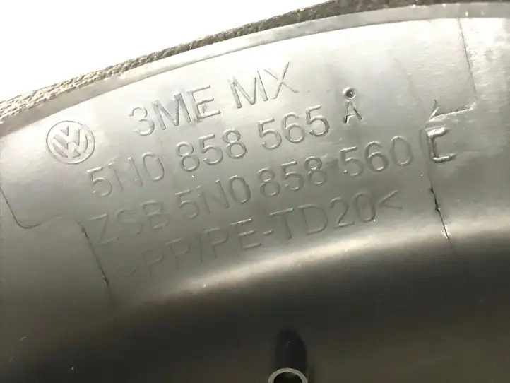 Volkswagen Golf VI (2009 - 2013) 5N0858565A Обшивка рулевой колонки — фото 3