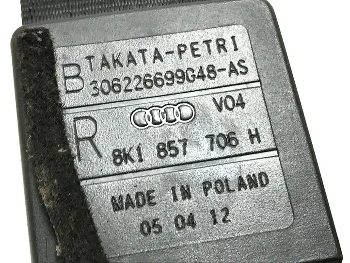 Audi A4 S4 B8 8K (2011 - 2015) 8K1857706H Передний ремень безопасности — фото 5