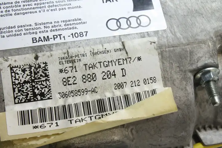 Audi A4 S4 B7 8E 8H (2004 - 2009) 8E2880204D Подушка безопасности пассажира — фото 4