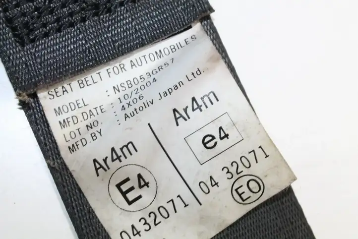 Honda Accord (2003 - 2007) NSB053GR57 Задний ремень безопасности — фото 3