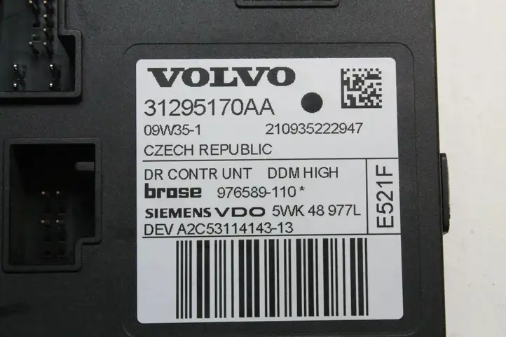 Volvo C70 (2005 - 2009) 31295170AA Электростеклоподъемник передний (комплект) — фото 3