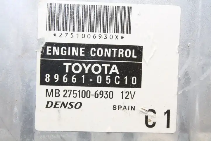 Toyota Avensis T250 (2006 - 2009) 8966105C10 Блок управления двигателем (ЭБУ) — фото 3