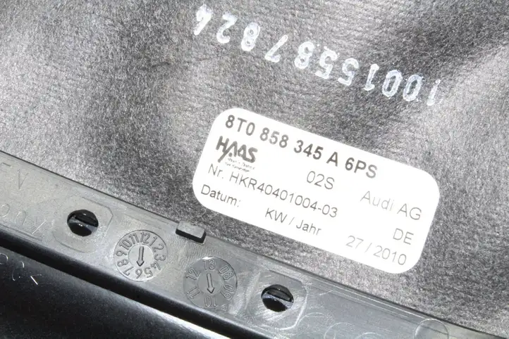 Audi A5 8T 8F (2007 - 2011) 8T0858345A Обшивка рулевой колонки — фото 4