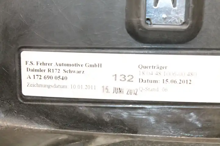 Mercedes-Benz SLK R172 (2011 - 2017) A1726900540 Прочие детали салона — фото 5