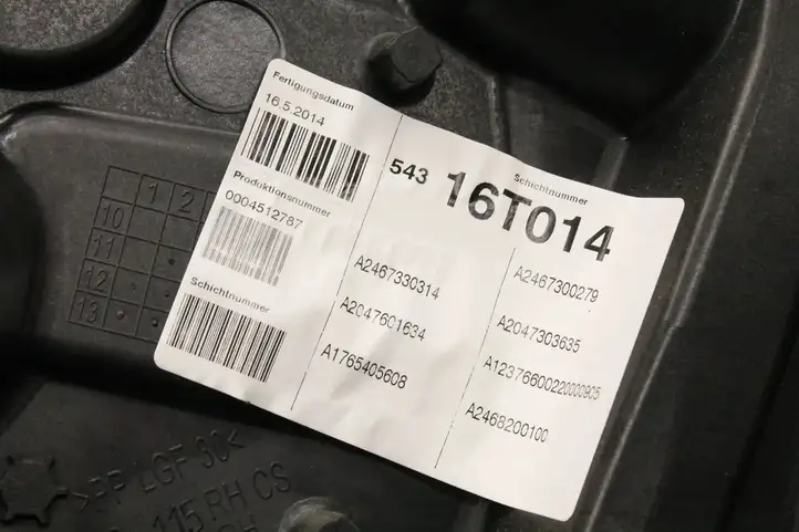 Mercedes-Benz B-class W246 (2011 - 2014) A2467300279 Стеклоподъемник передней двери (комплект) — фото 6