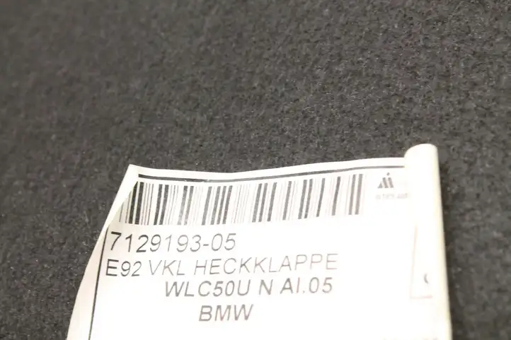 BMW 3 E92 E93 (2005 - 2014) 7129193 Обшивка багажника — фото 5