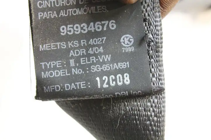 Opel Antara (2011 - 2017) 95934676 Задний ремень безопасности — фото 8