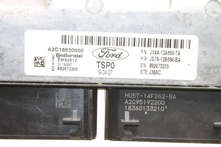 Ford Kuga II (2013 - 2019) JV4A12A650TA Блок управления двигателем (ЭБУ) — фото 3