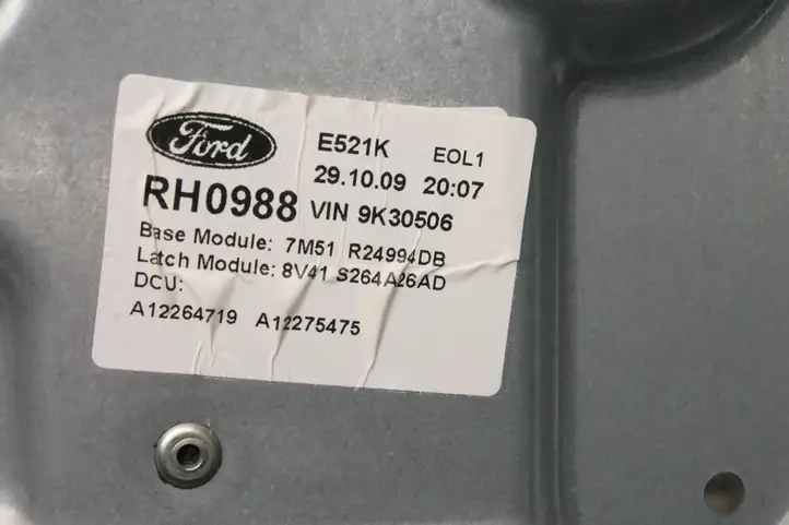 Ford Kuga I (2008 - 2012) 8V41S264A26AD Стеклоподъемник передней двери (комплект) — фото 4