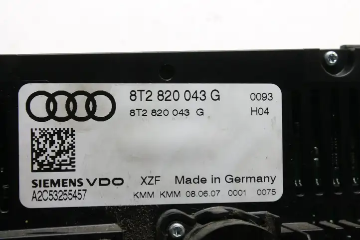 Audi A5 8T 8F (2007 - 2011) 8T2820043G Управление климат контролем — фото 5
