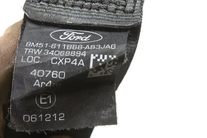 Ford Focus (2011 - 2015) BM51611B68AB3JA6 Задний ремень безопасности — фото 4
