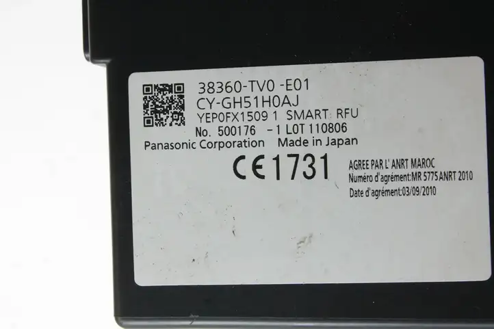 Honda Civic IX (2011 - 2017) 38360TV0E01 Блок бесключевого доступа — фото 3