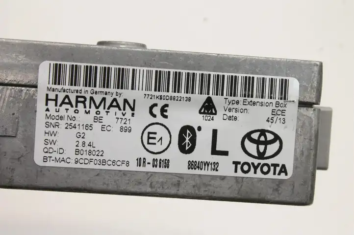 Toyota Auris E180 (2012 - 2018) 86840YY132 Bluetooth модуль — фото 3