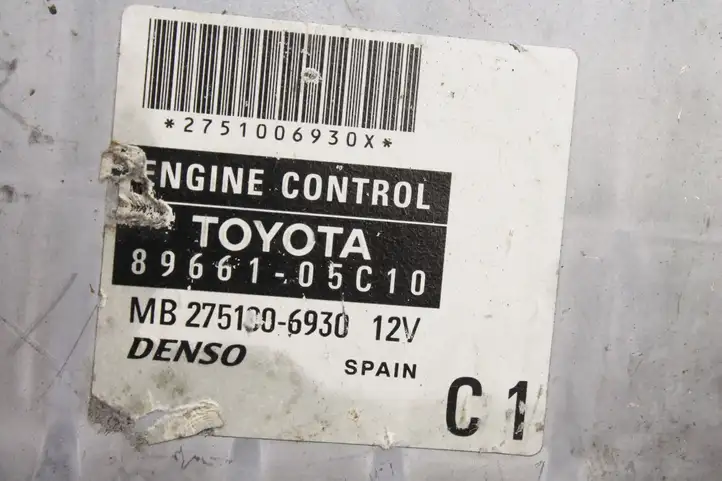 Toyota Avensis T250 (2003 - 2006) 8966105C10 Блок управления двигателем (ЭБУ) — фото 3