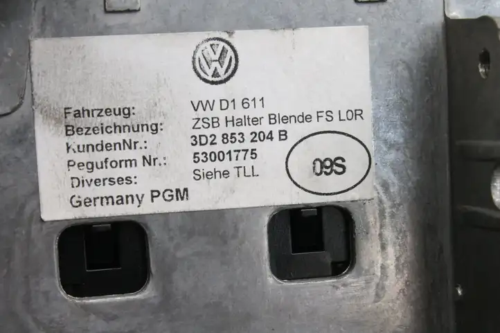 Volkswagen Phaeton (2008 - 2016) 3D2853204B Воздушная решетка панели — фото 5