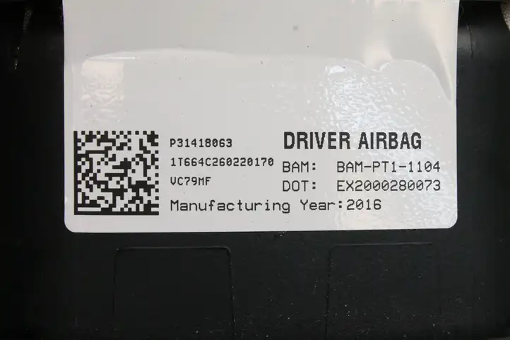 Volvo V60 (2013 - 2018) 31418063 Подушка безопасности руля — фото 5