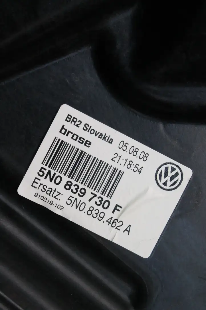 Volkswagen Tiguan (2007 - 2011) 5N0839730F Стеклоподъемник передней двери (комплект) — фото 5