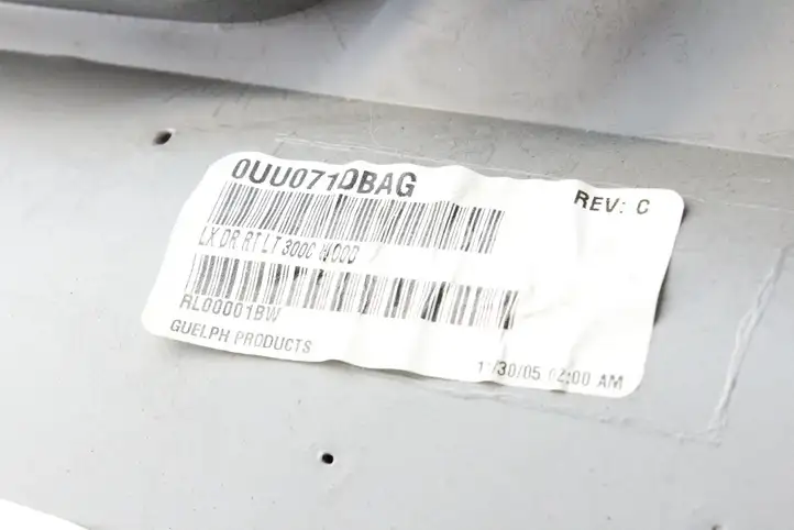 Chrysler 300 - 300C (2005 - 2011) 0UU071DBAG Обшивка задней двери — фото 3
