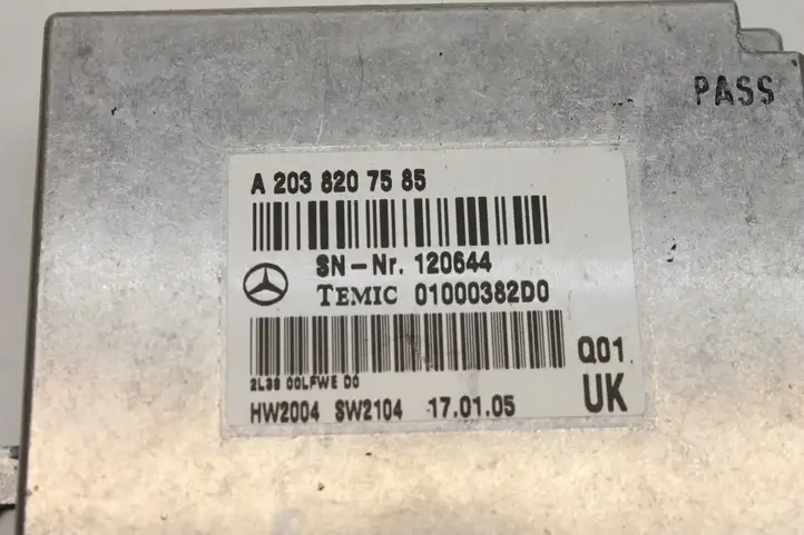 Mercedes-Benz CLS C219 (2003 - 2011) A2038207585 Модуль управления кузовом (BCM) — фото 4