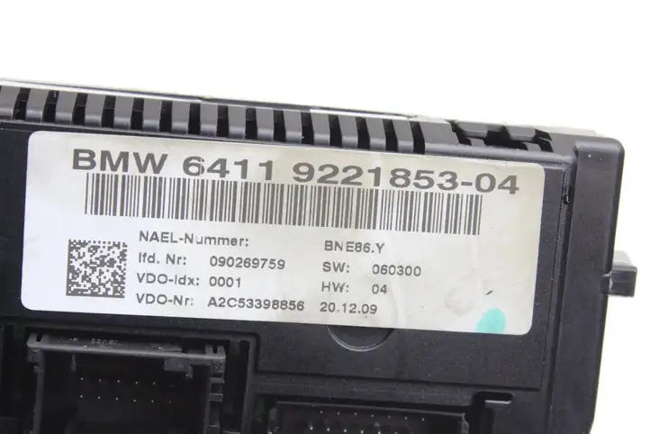 BMW X1 E84 (2009 - 2015) 9221853 Управление климат контролем — фото 6
