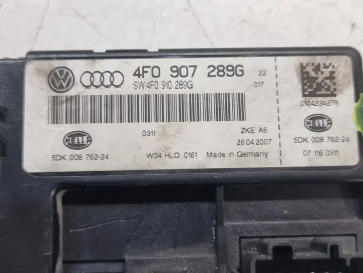 Audi A6 S6 C6 4F (2004 - 2008) 4F0907289G Модуль комфорта — фото 4