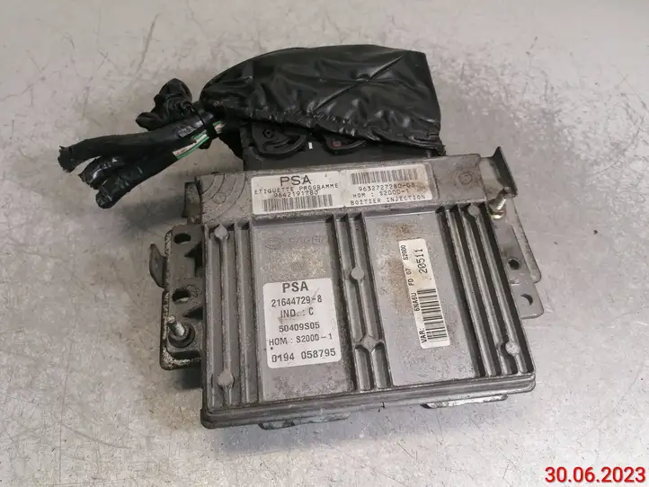 Citroen Xsara Picasso (1999 - 2012) 9642191780 Блок управления двигателем (ЭБУ) — фото 1