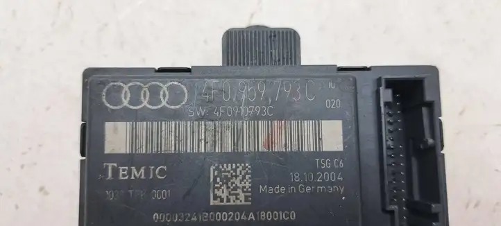 Audi A6 S6 C6 4F (2004 - 2008) 4F0959793C Блок управления дверью — фото 3